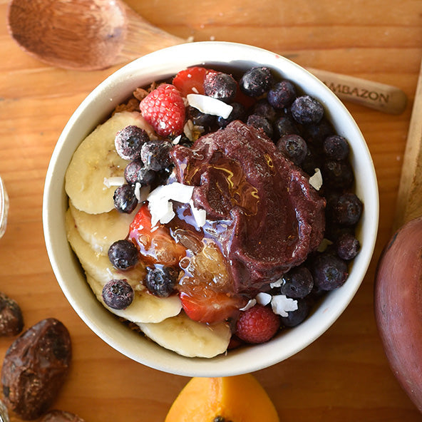 Protein Acai Bowl Recipe - Spinach, Bananas &amp; Berries | Sambazon