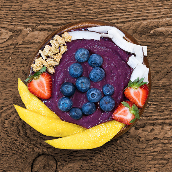 Unsweetened Acai Bowl Recipe with Banana &amp; Mango | Sambazon